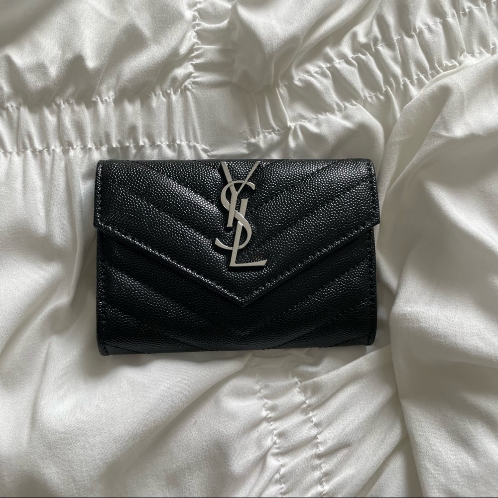 Saint Laurent Cassandre small wallet